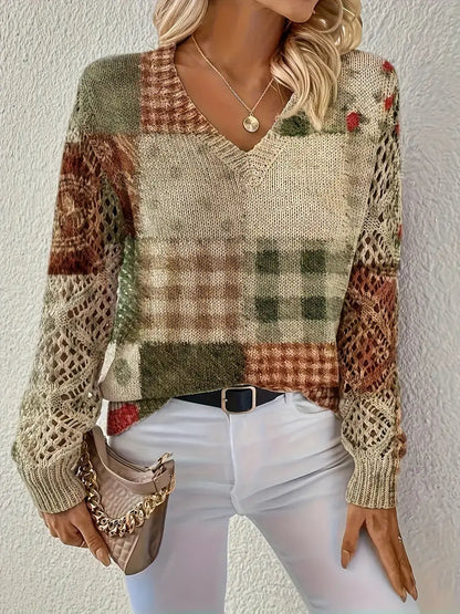 Maglione Floreale Traspirante