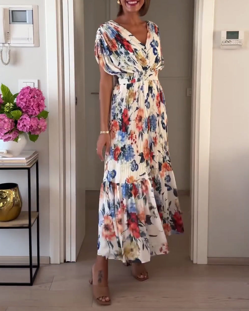 Timeless Floral Elegance Dress