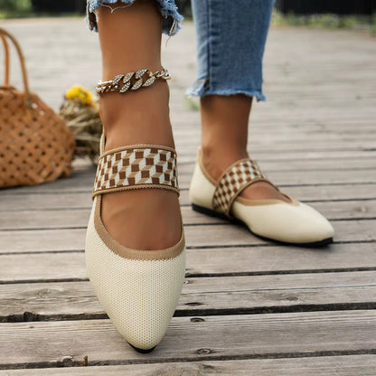 Magnolia Mesh Comfort Flats