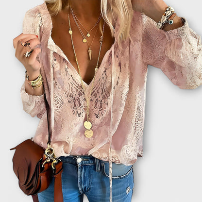Eleganza Blusa in Pizzo