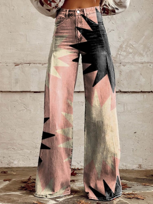 Esplosione Rosa Pantaloni Eleganti
