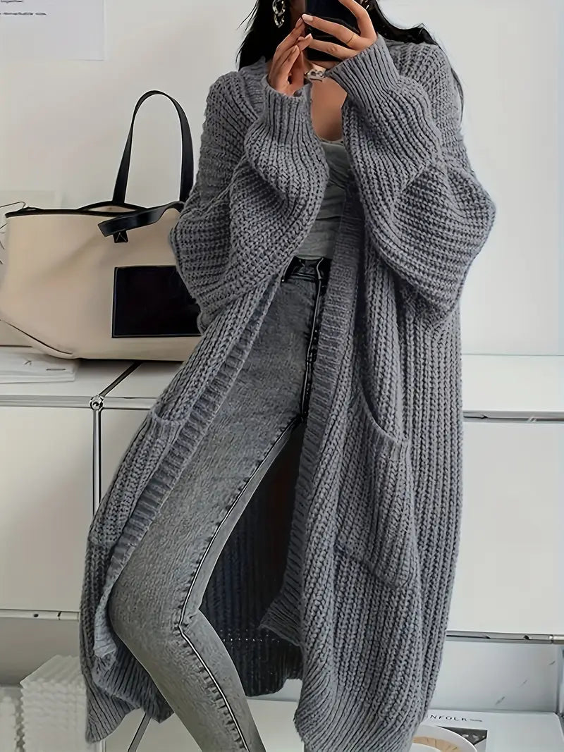 Cardigan Lungo Senza-Stiro