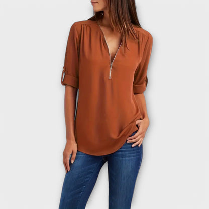 Eleganza Casual Blusa V-Neck