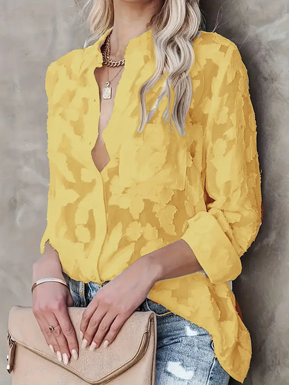 Blusa Floreale Lilla Termo-Leggera