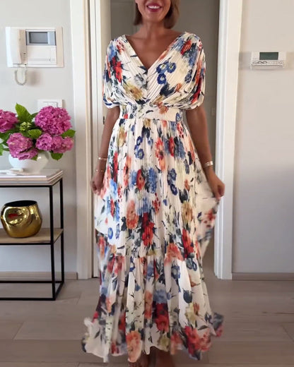Timeless Floral Elegance Dress