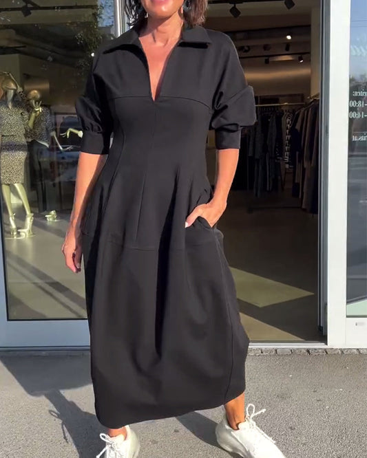 Abito Lungo Comfort-Elegante