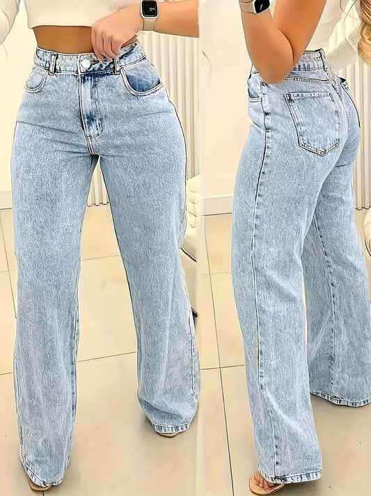 Pantaloni Dritti Comfort-Stretch