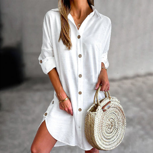 Effortless Elegance Shirt Dress