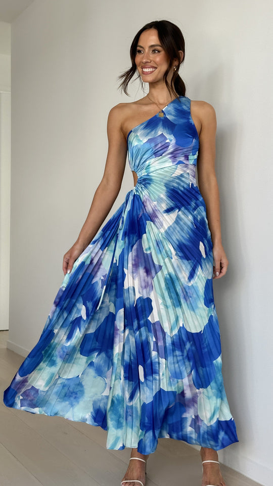 Abito Maxi Eleganza Fiorita