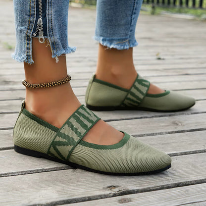 Magnolia Mesh Comfort Flats