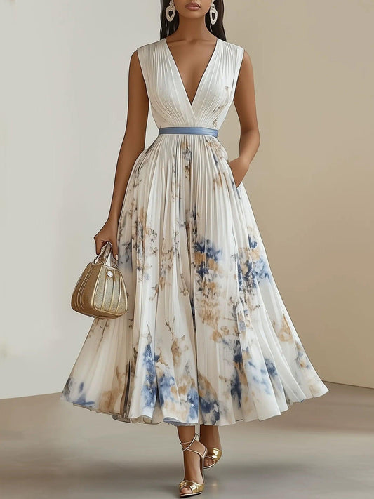 Abito Maxi Floreale Elegante