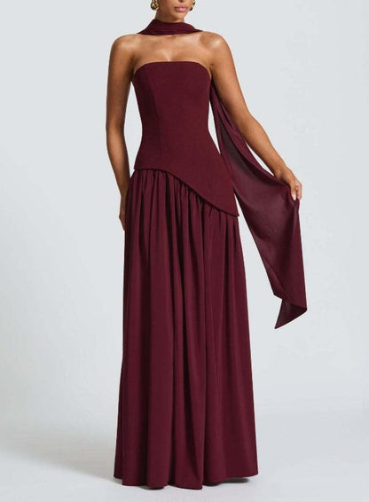 Vestito Maxi Elegante Spacco