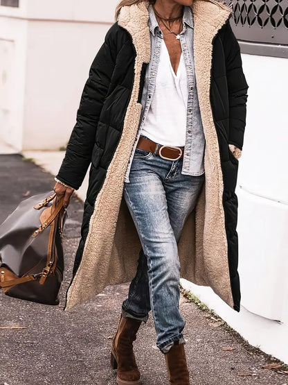 Giacca Lunga Fleece Caldo-Morbida