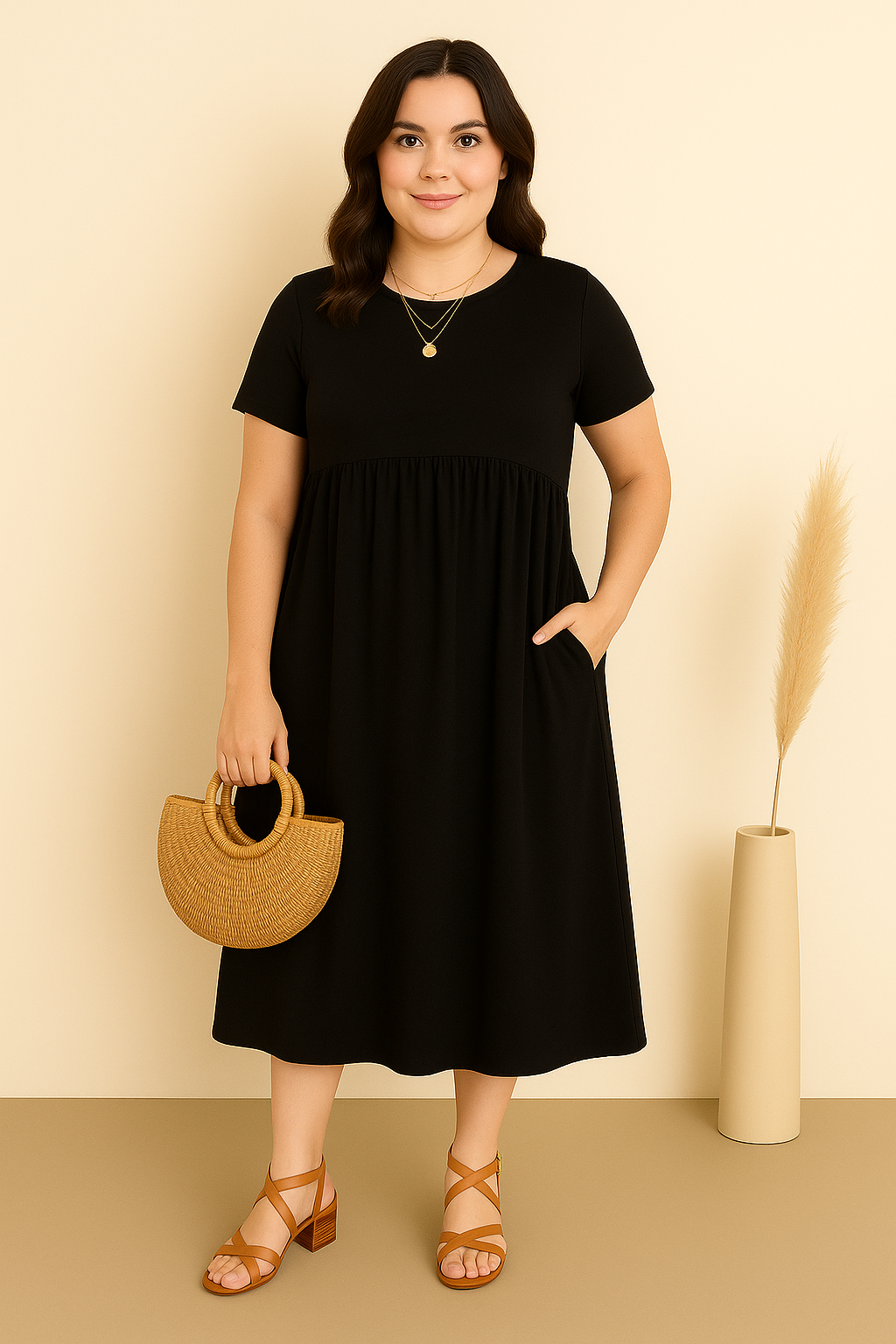 Vestito Flowy Comfort-Cotton