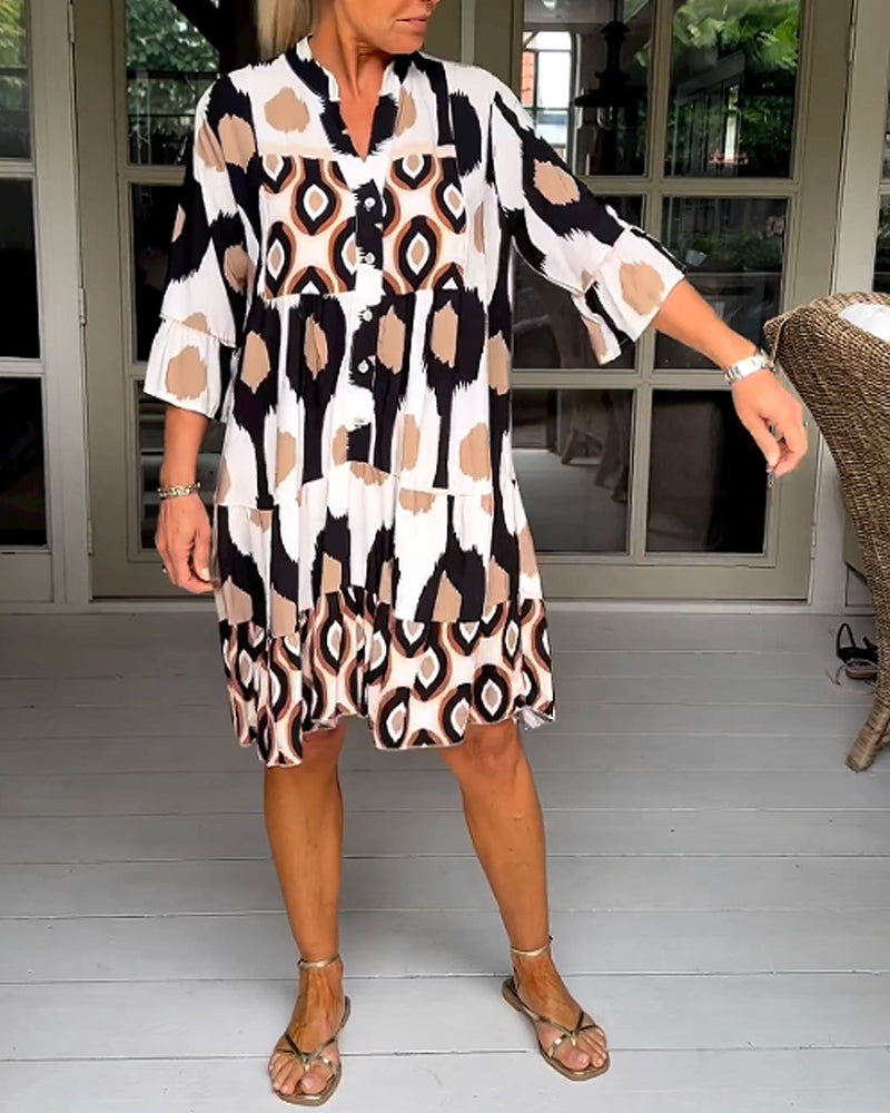 Flattering Summer A-Line Dress