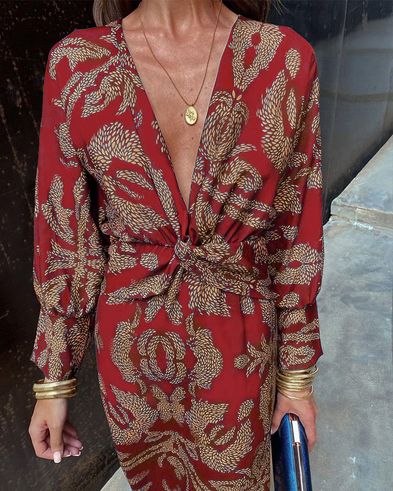 Timeless V-Neck Confidence Dress