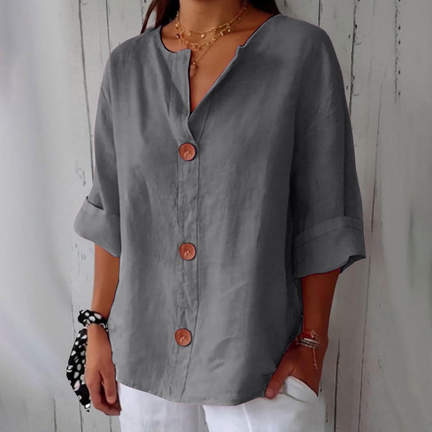 Blusa Lino Anti-Caldo