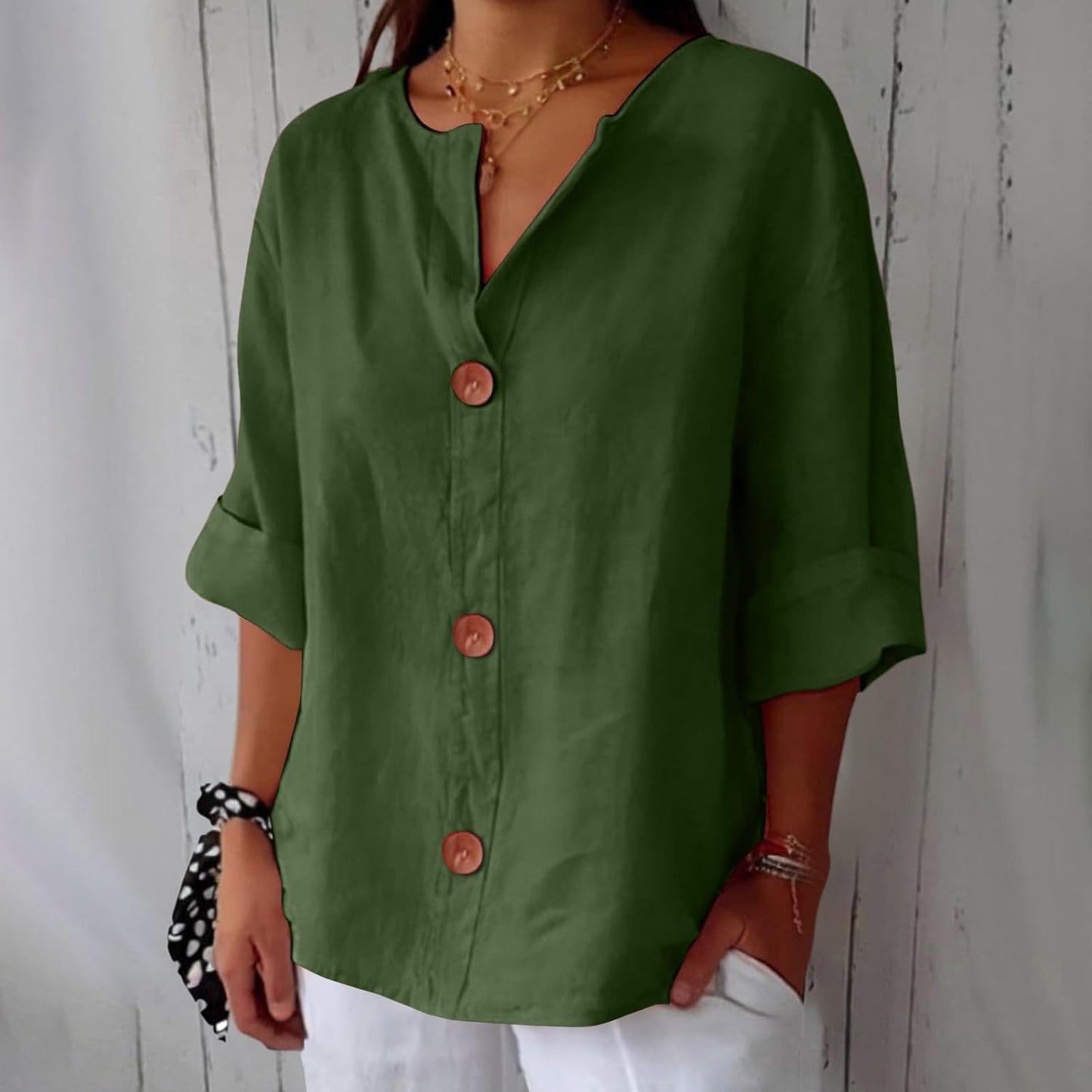 Blusa Lino Anti-Caldo
