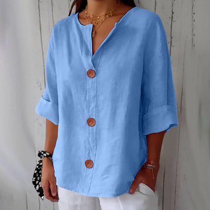 Blusa Lino Anti-Caldo