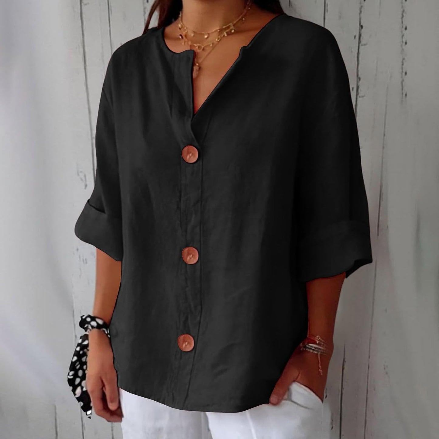 Blusa Lino Anti-Caldo