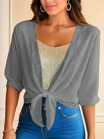 Blusa Traspirante Tinta Unita