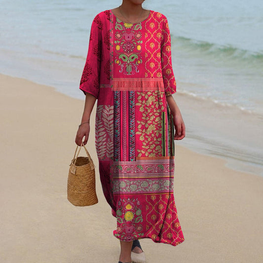 Abito Maxi Eleganza Etnica