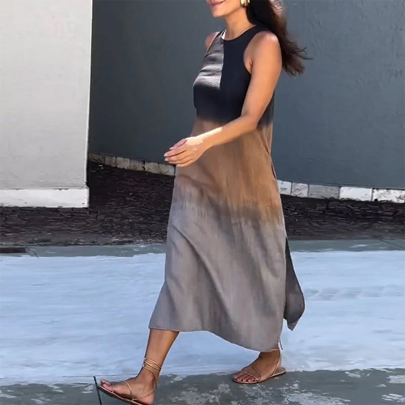 Elegant Gradient Summer Dress