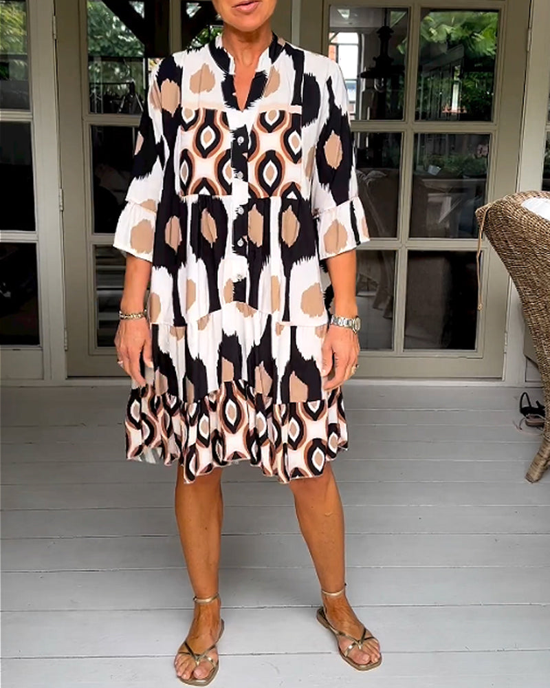 Flattering Summer A-Line Dress