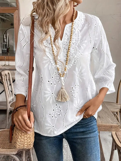 Blusa Floreale No-Stiro