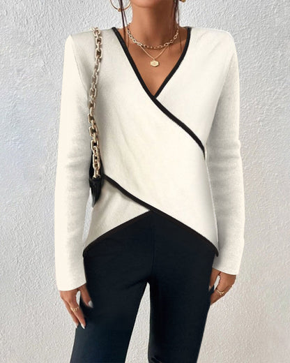 Elegant V-Neck Sweater