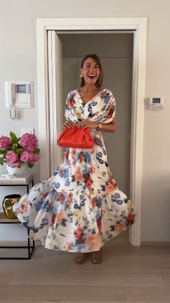 Timeless Floral Elegance Dress