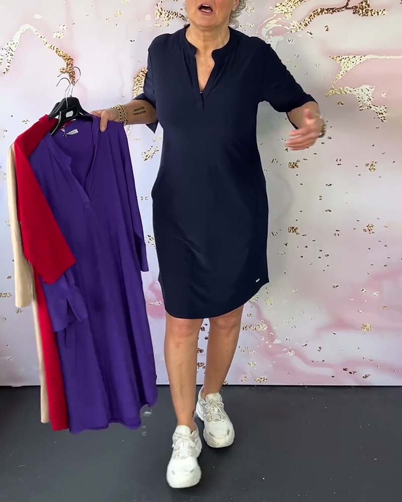 Abito-Eleganza-V-Scollo
