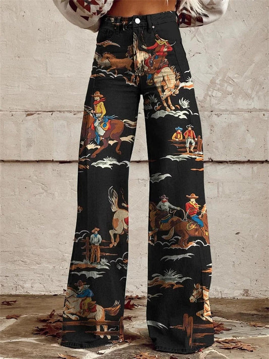 Pantaloni Palazzo Vintage Eleganti