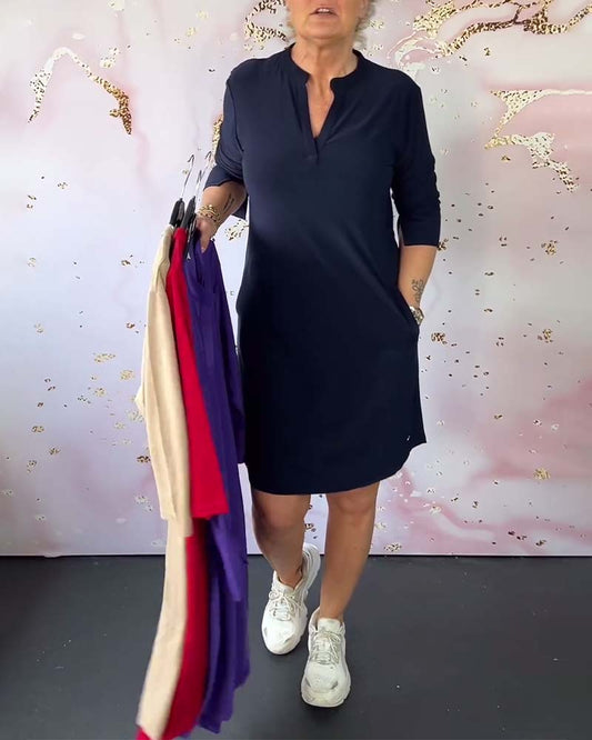Abito-Eleganza-V-Scollo