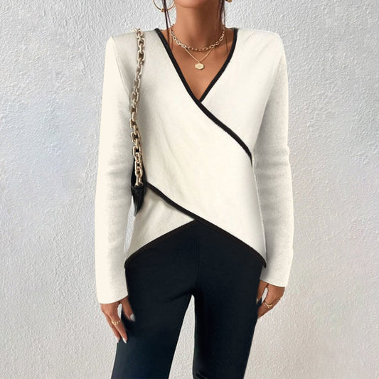 Elegant V-Neck Sweater