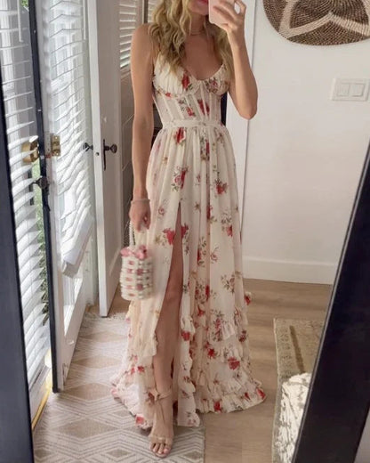 Abito Midi Romantico Floreale