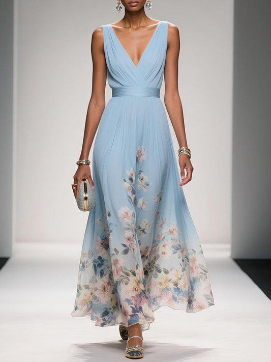 Abito Floreale Leggero Maxi