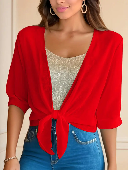 Blusa Traspirante Tinta Unita