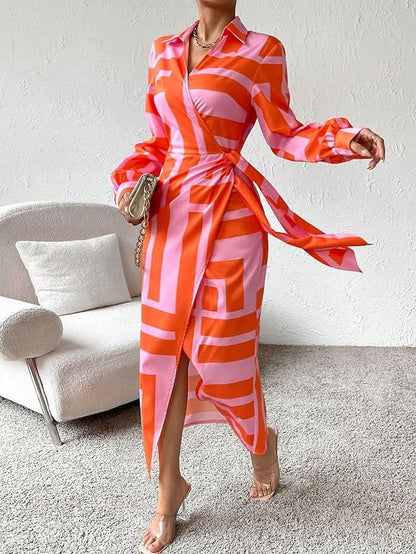 Elegant Comfort Wrap Dress