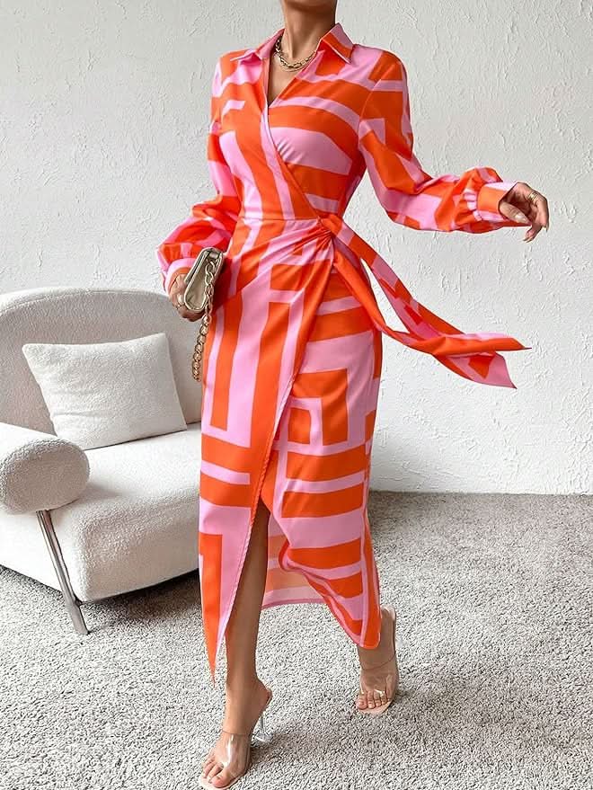Elegant Comfort Wrap Dress