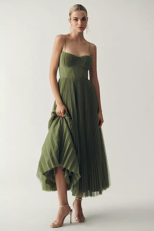 Elegant Asymmetric Tulle Dress