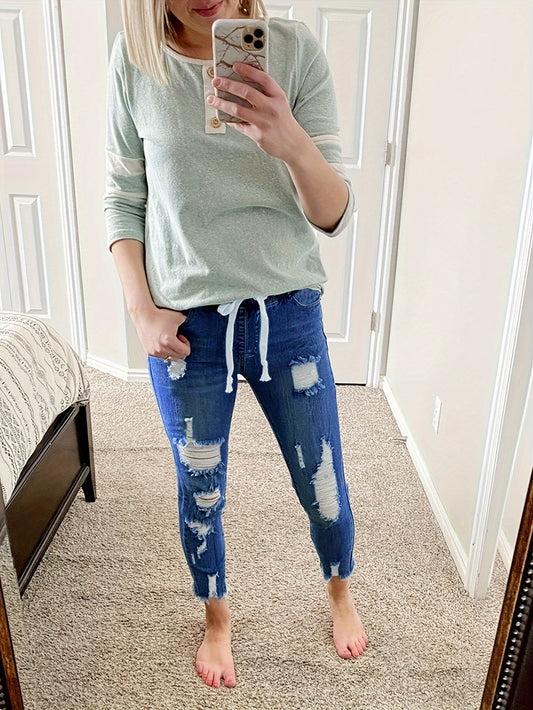 Pantaloni Effetto-Snellente Cammello