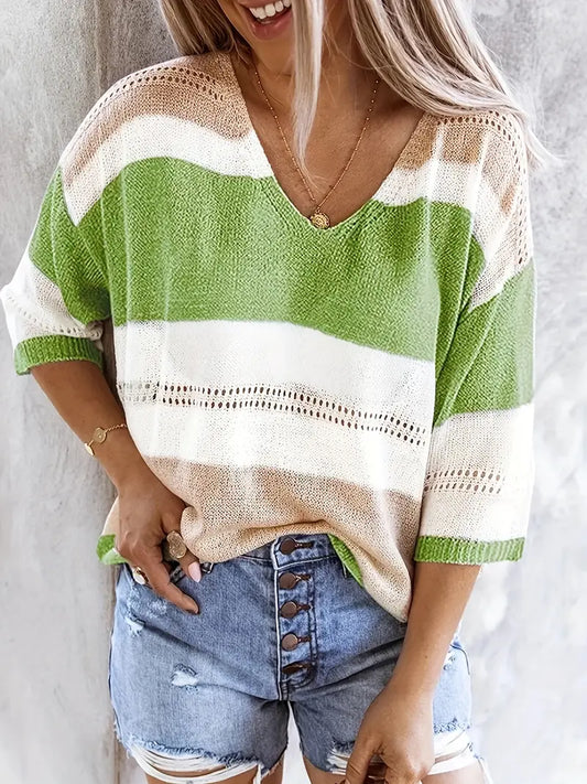 Maglione Scollo V No-Stiro