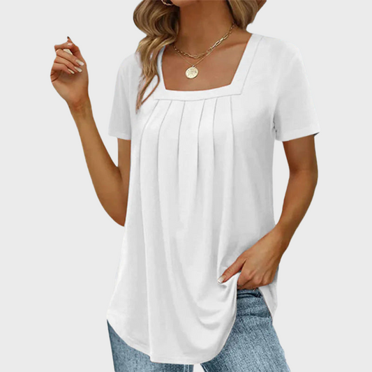 Breezy-Elegance Summer Blouse