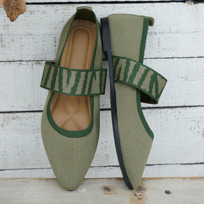 Magnolia Mesh Comfort Flats