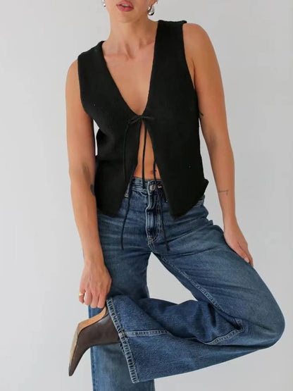 Eleganza Moderna: Gilet a Nodo