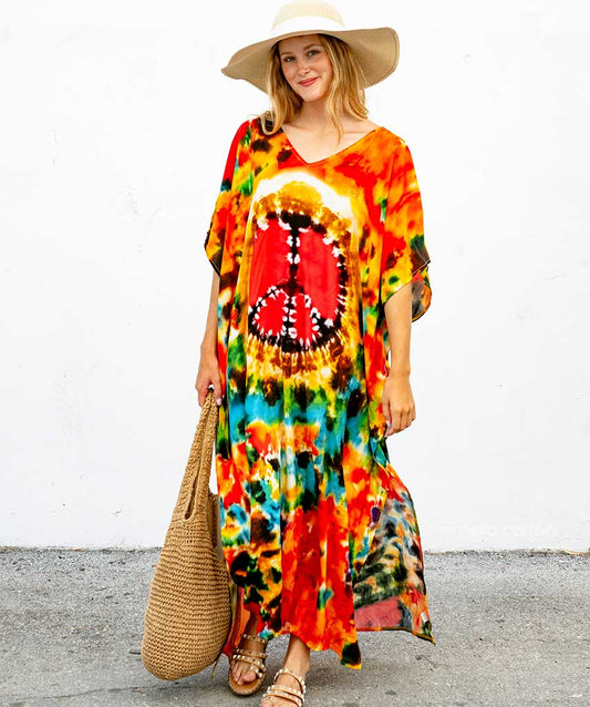 Caftano Elegante Multicolore