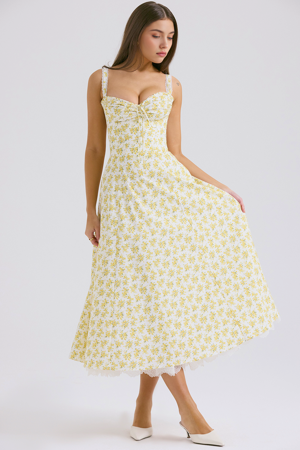 Emilia Floral Corset Dress