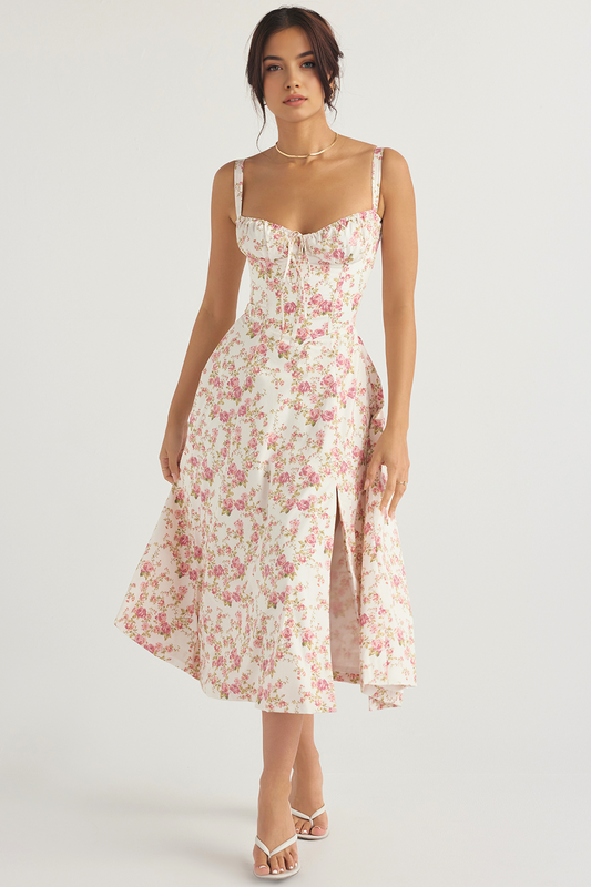 Allure Corset Midi Dress