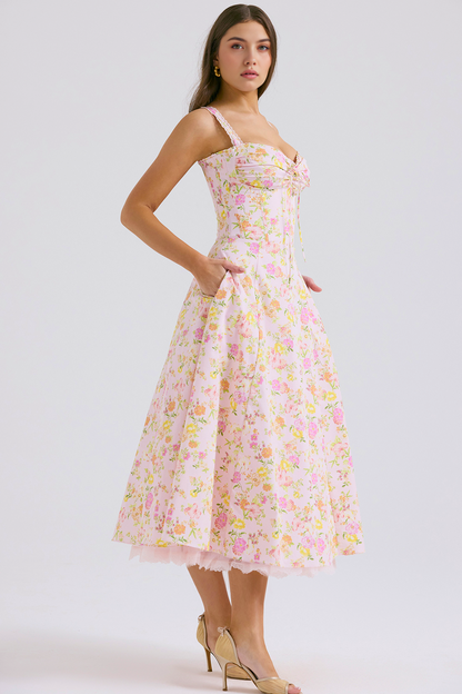 Emilia Floral Corset Dress